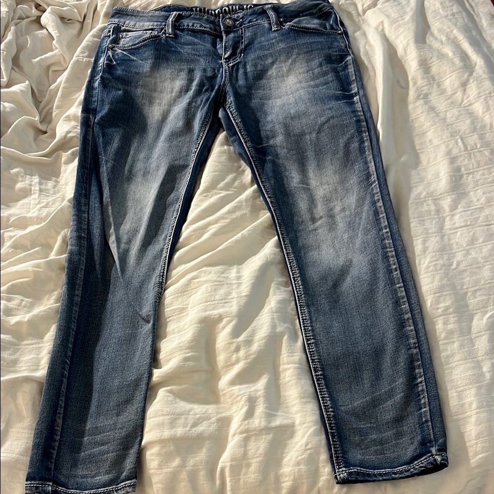 Hydraulic Blue Straight Leg Jeans